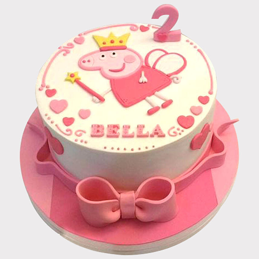 Peppa Pig Fondant Cake Blackforest