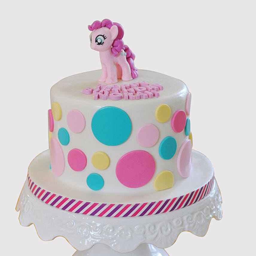 Pinkie Pie Little Pony Black Forest Cake