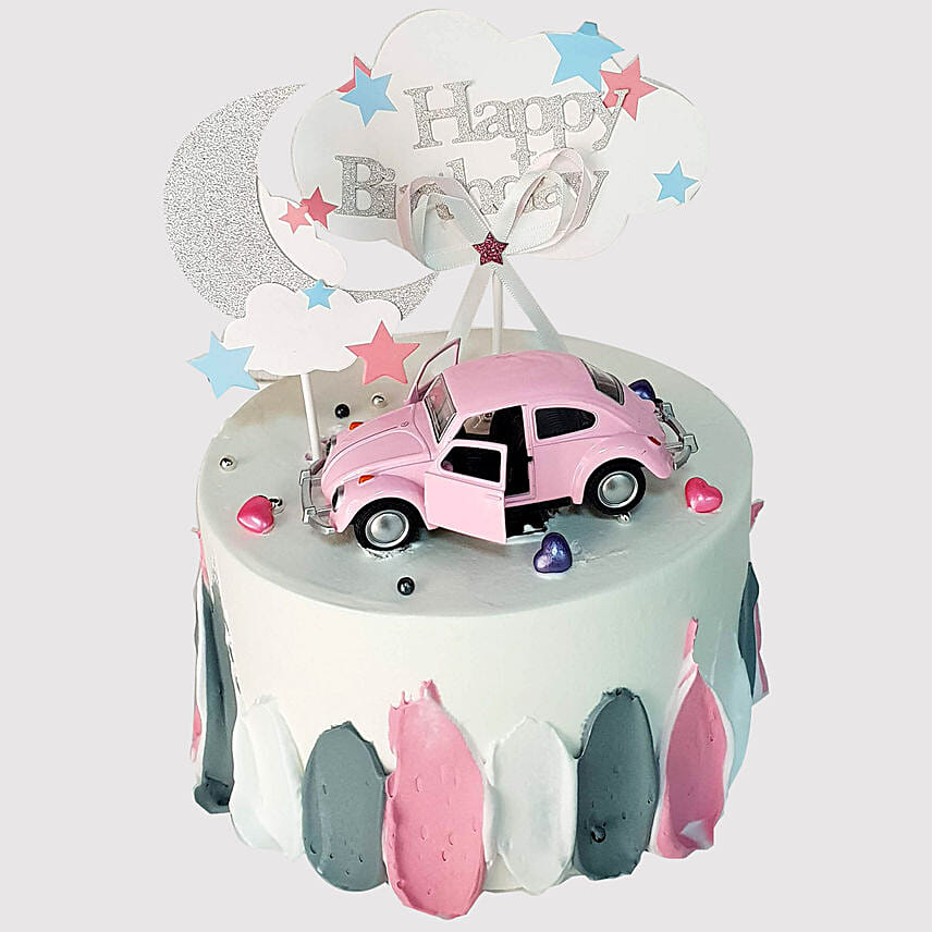 Pretty Car Black Forest Cake