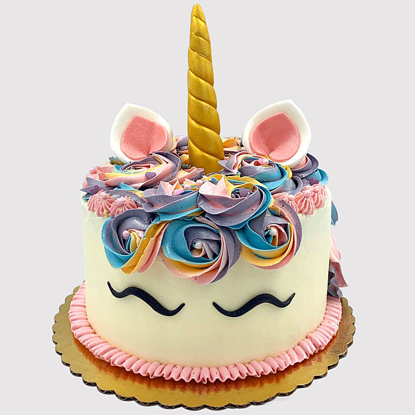 Pretty Unicorn Black Forest Cake