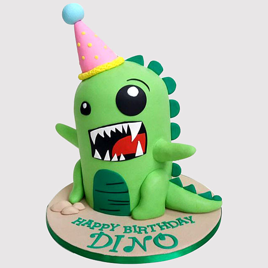 Rawring Dinosaur Butterscotch Cake