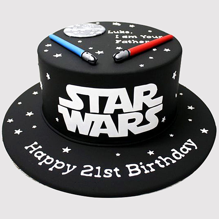 Star Wars Butterscotch Cake