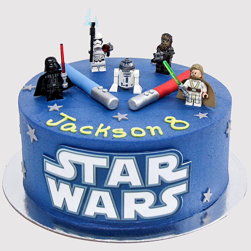 Star Wars Characters Black Forest Cake