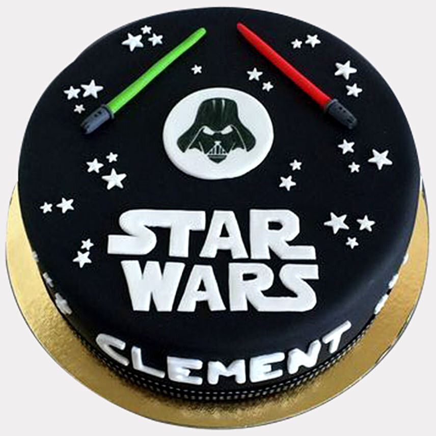 Star Wars Magical Wands Vanilla Cake