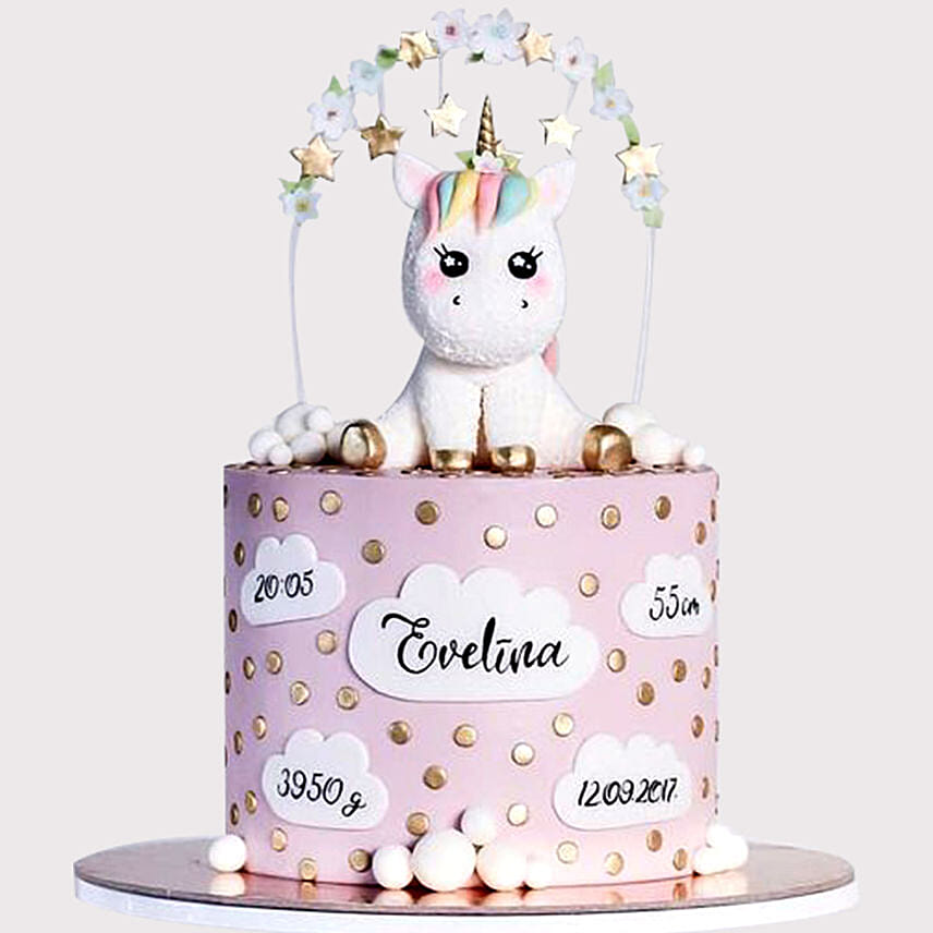 World Of Unicorn Black Forest Cake