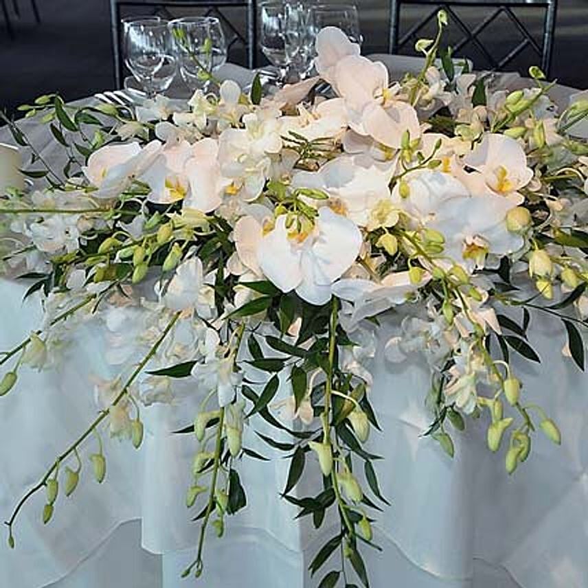 Orchid Floral Table Arrangement
