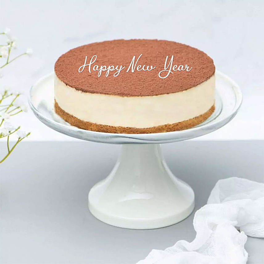 Happy New Year Irresistible Tiramisu Cake