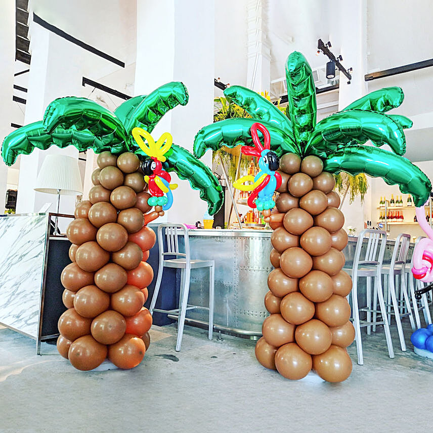 Decorative Balloon Palm Tree Sculpture