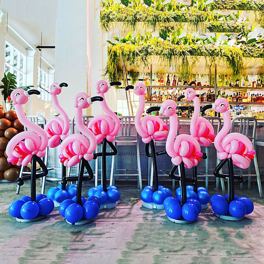 Decorative Flamingo Balloon Sculpture