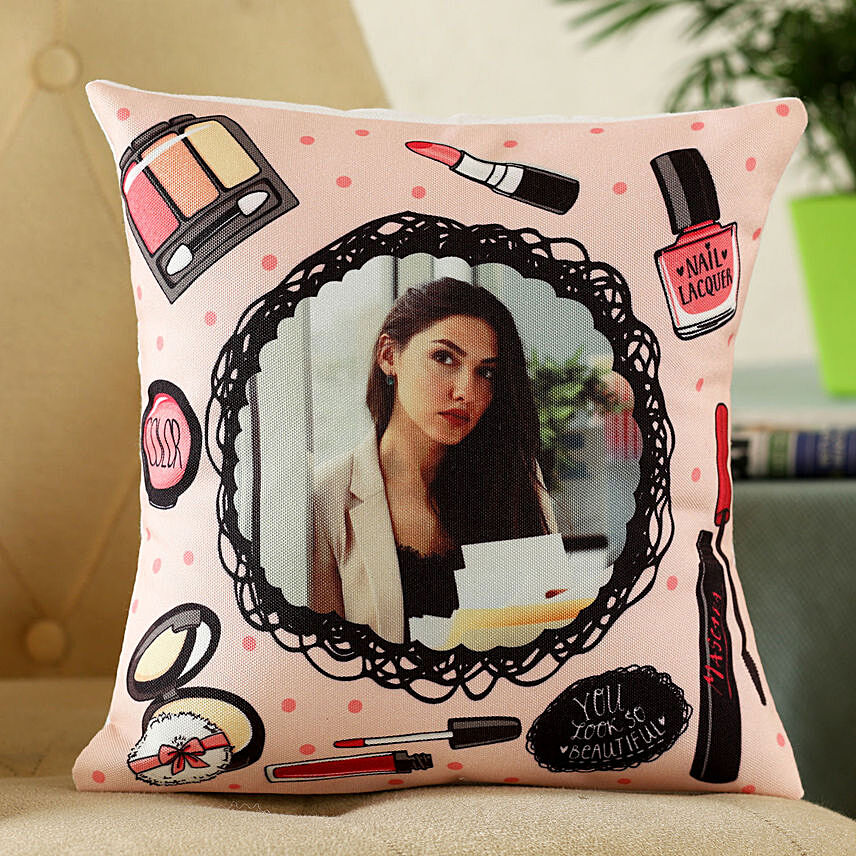 Personalised Pretty Cushion For Her