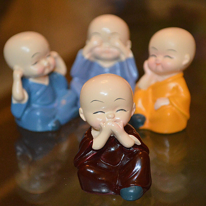 Spiritual Baby Buddha Monks