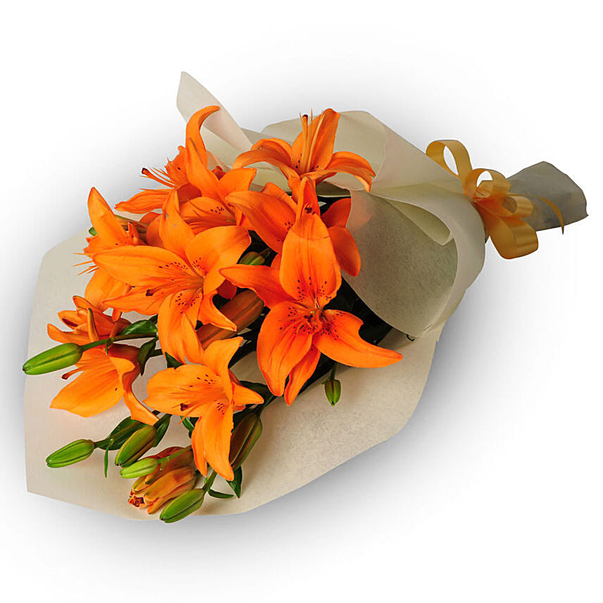 Bouquet of 6 Asiatic Lilies