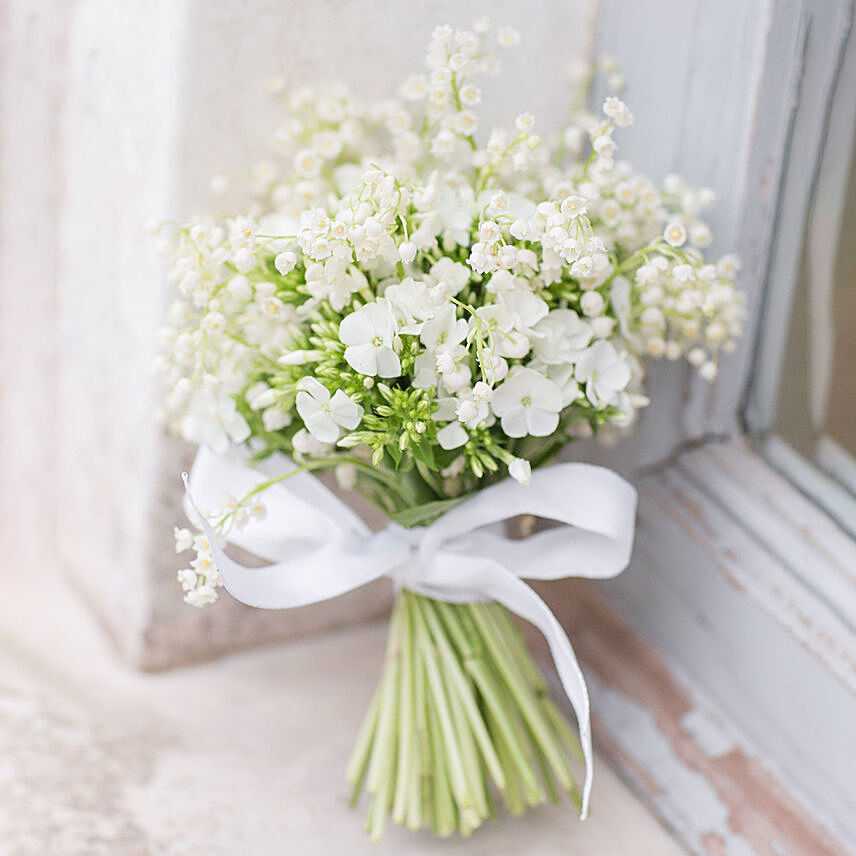 Graceful Liles Verbena Bridal Bouquet
