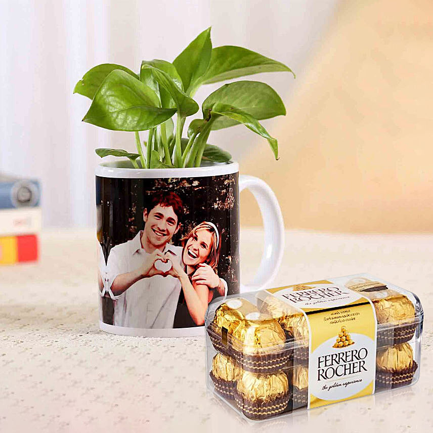 Picture Mug with Ferreo Rocher