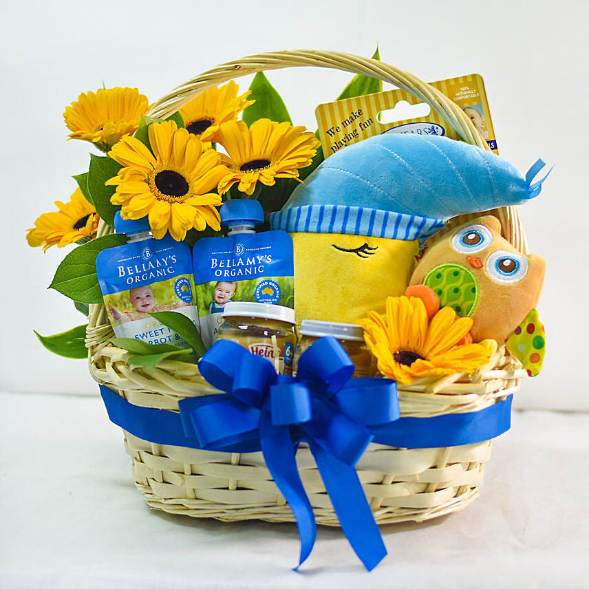 Moon Owl Soft Toy Assorted Puree Baby Hamper