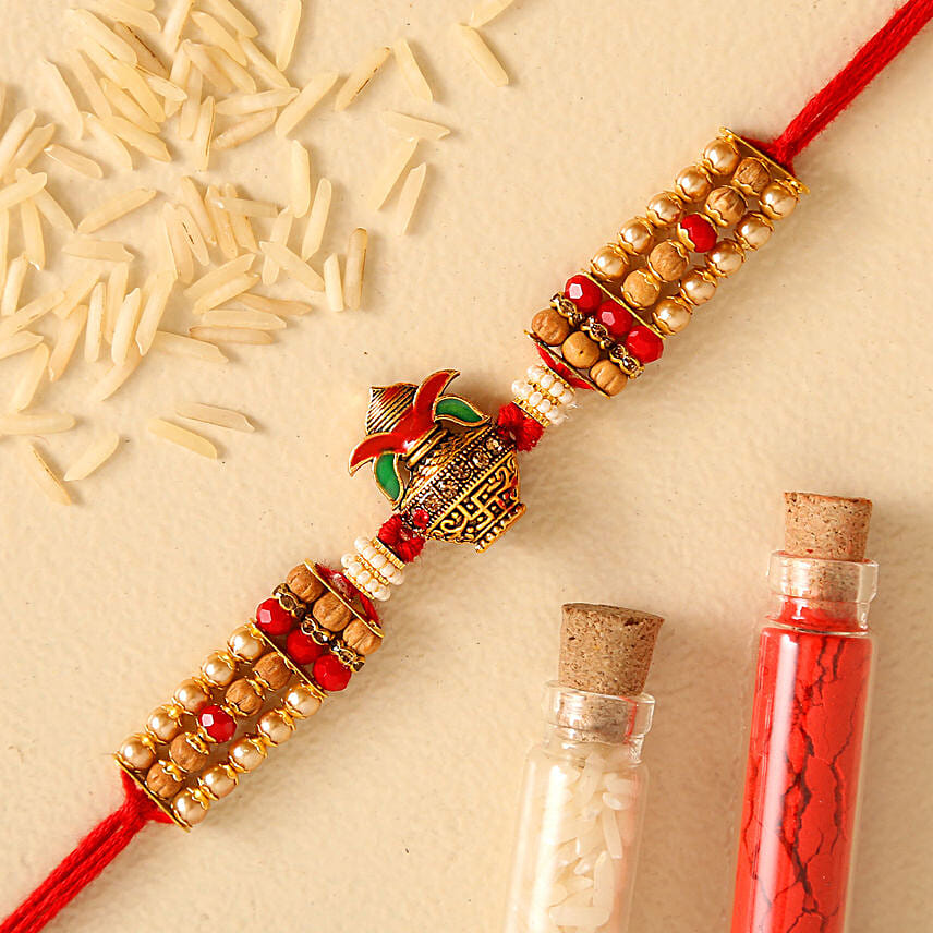 rakhi with flowers