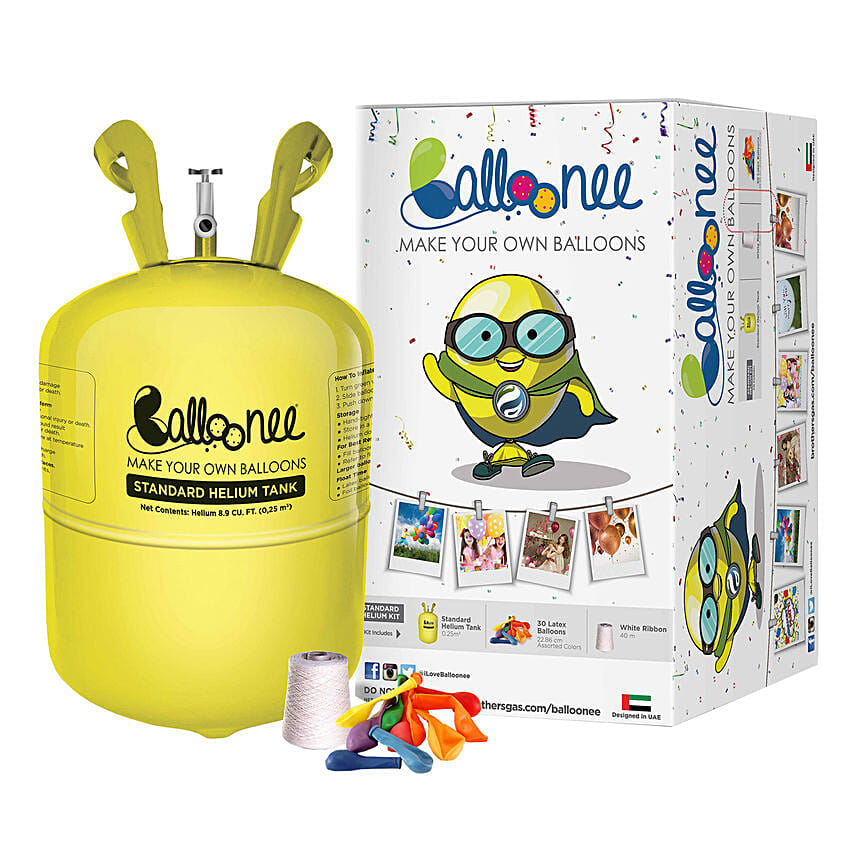 Balloonee Standard Disposable Helium Kit