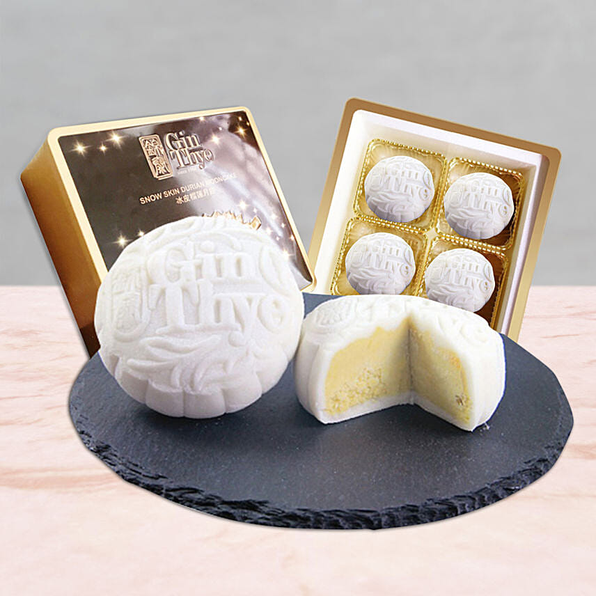 Premium Snowskin White Mooncake