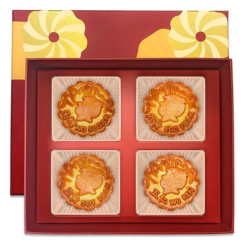 Heavenly King Snow Skin Mooncakes- 4 Pcs