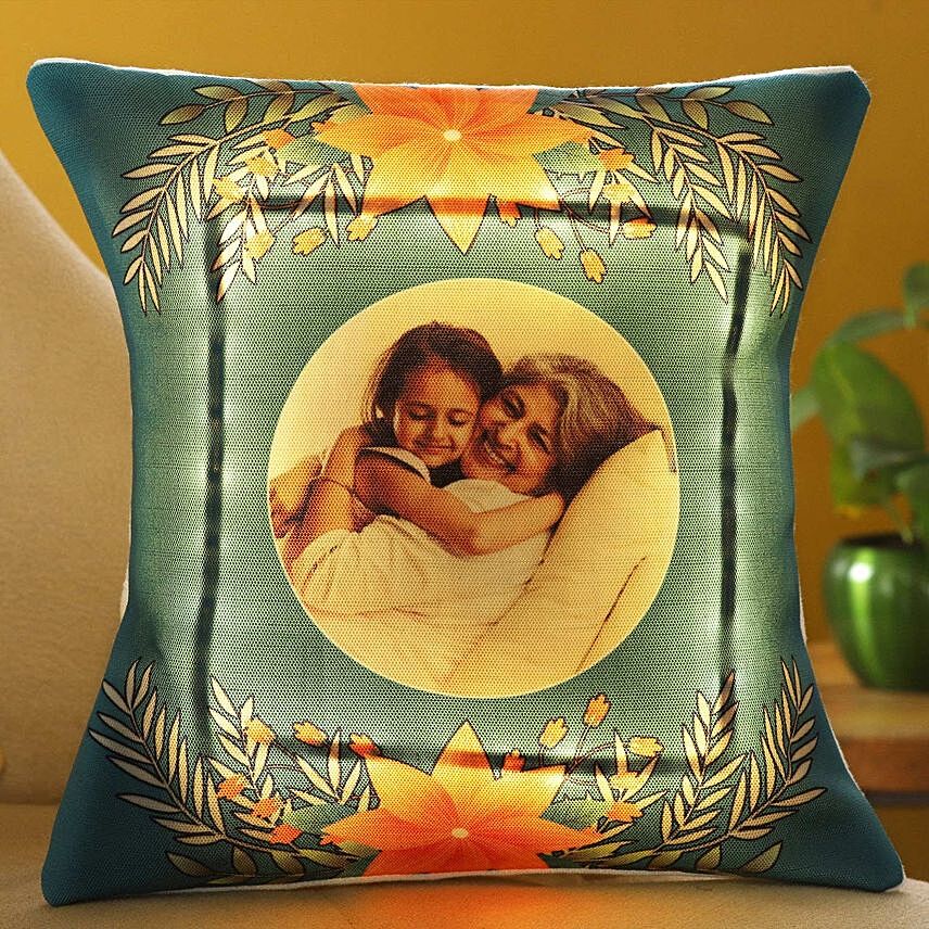 Charming Personalised Led Cushion For Mother