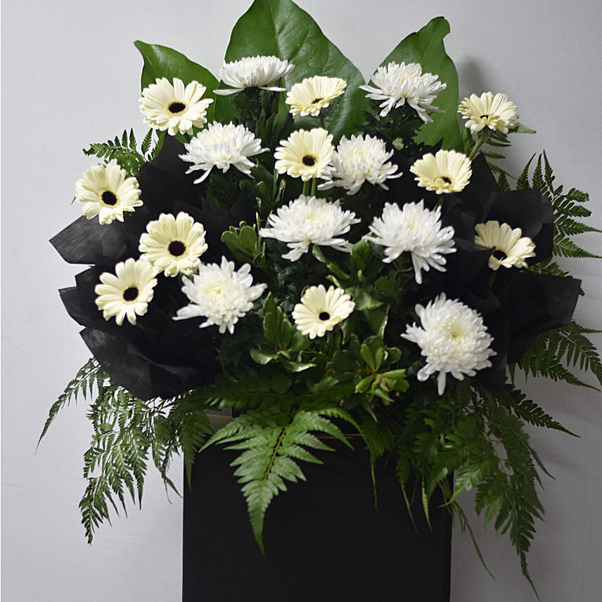 Gerberas N Chrysanthemums Flower Stand