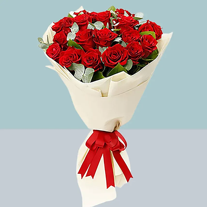 Timeless Bouquet of 20 Red Roses