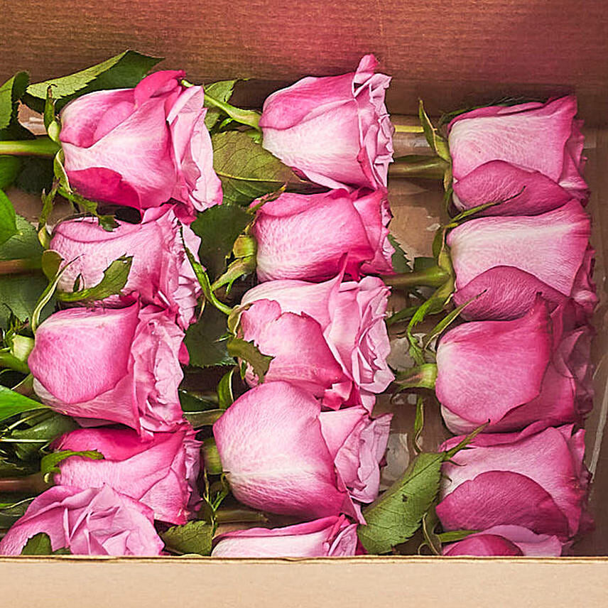Eternal Love Purple Roses Box Delivery in Singapore - FNP SG