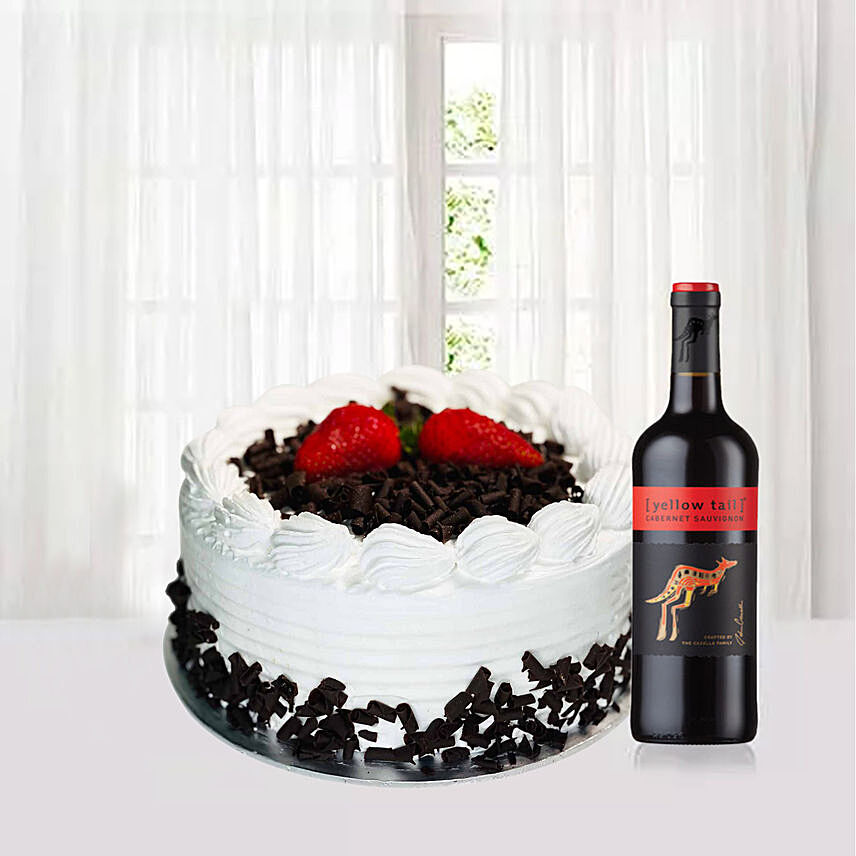 Blackforest Cake With Red Wine