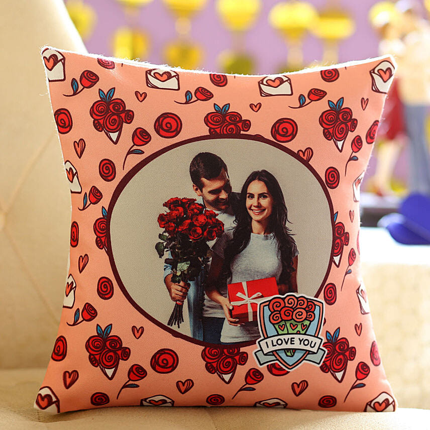 I Love You Personalised Cushion