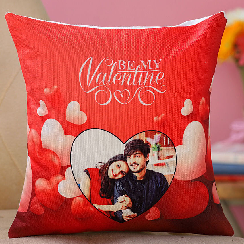 Personalised Be My Valentine Cushion