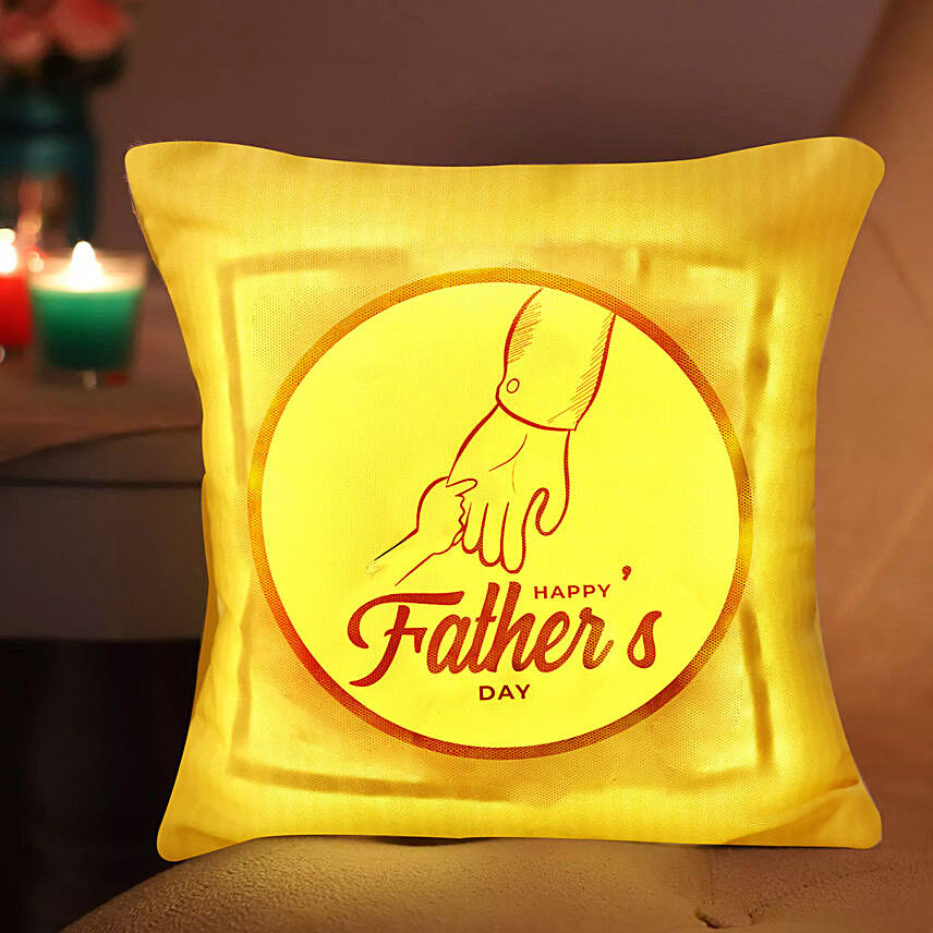 Printed Led Cushion For Dad