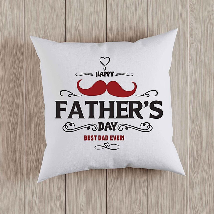 Best Dad Ever Printed Cushion