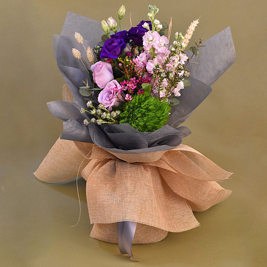 Passionate Mixed Flowers Bouquet