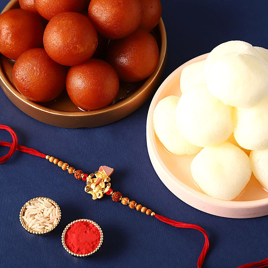 Sneh Antique Rakhi & Sweets Tin