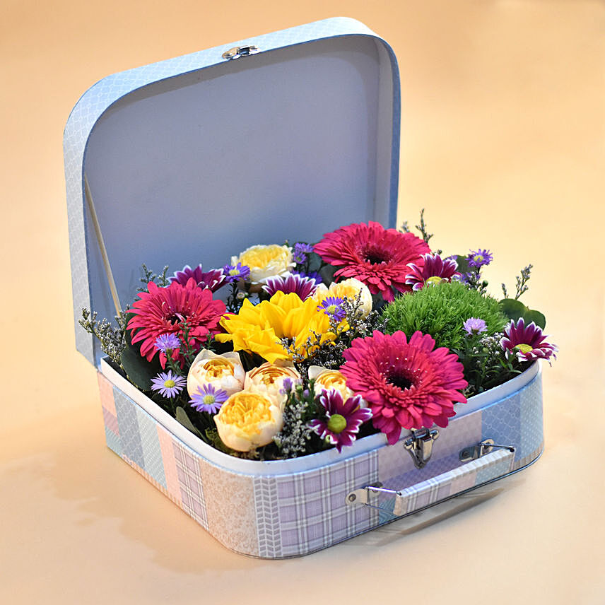 Floral Surprise Suitcase