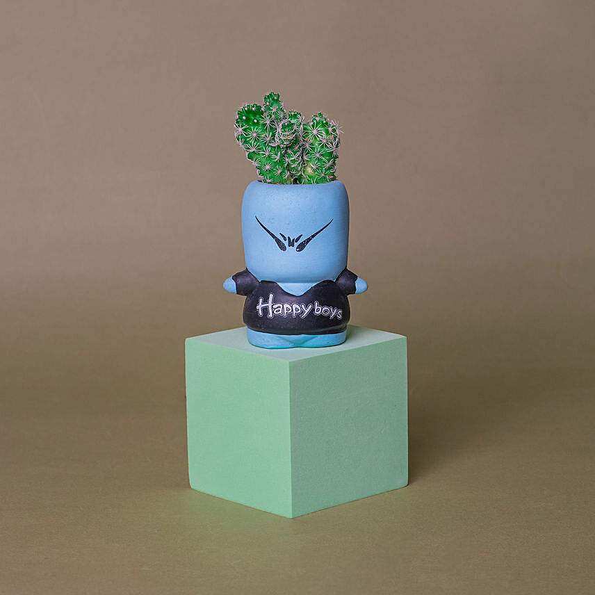Cactus Quirky Boy Pot