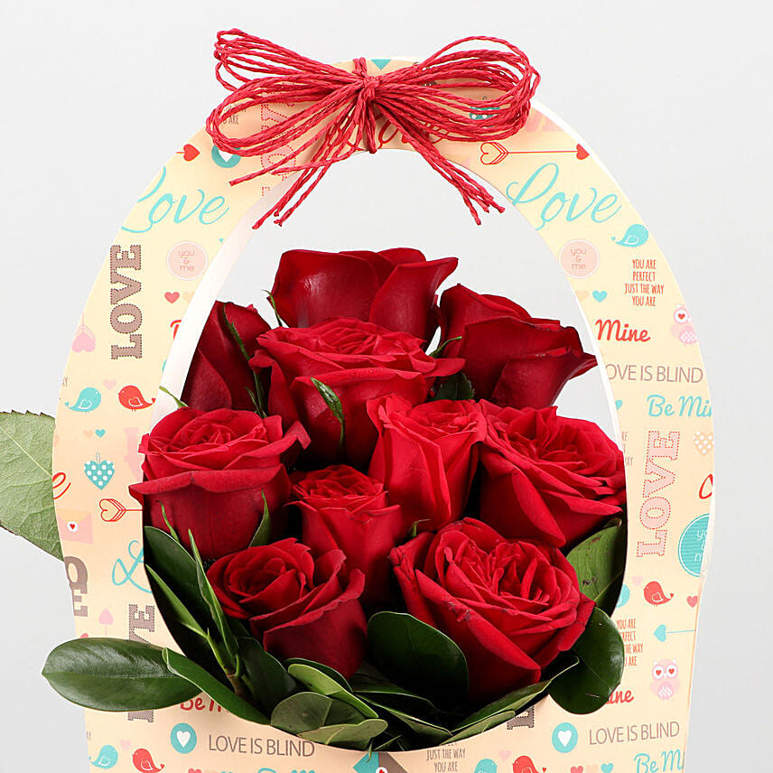 Red Roses In FNP Love Sleeve Delivery in Singapore - FNP SG