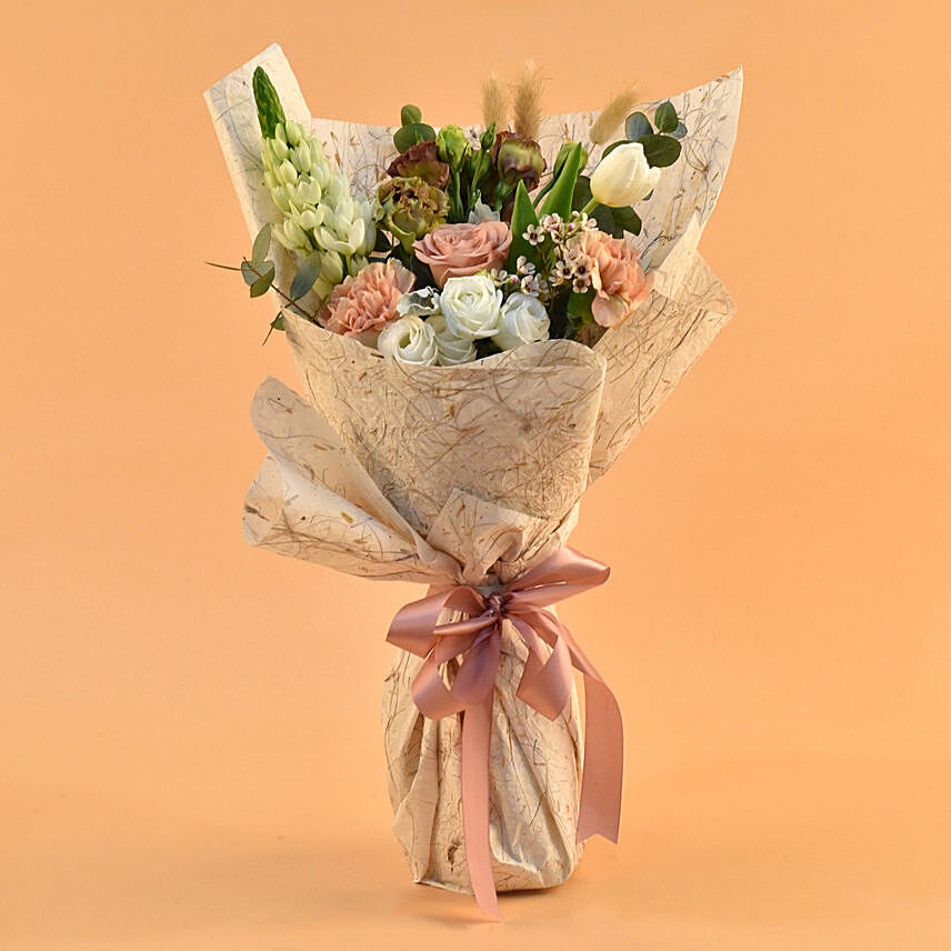 Dazzling Mixed Flowers Hand Bouquet