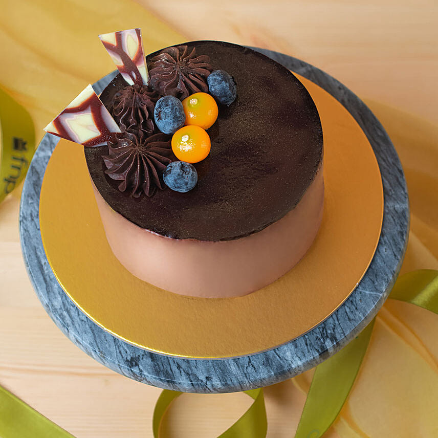 Hot Red Roses Bouquet with Chocolate Cake Delivery in Singapore - FNP SG