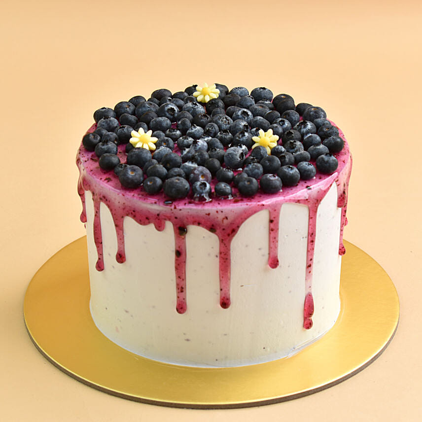 Designer Blueberry  cake