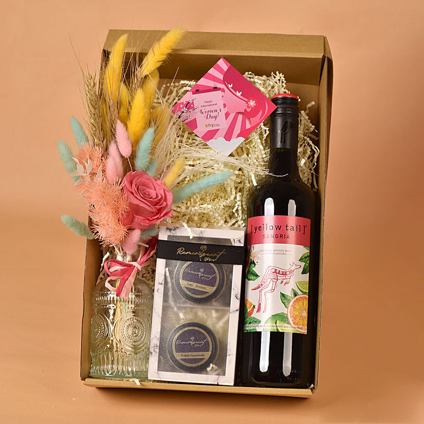 Sangria Wine & Candle Hamper