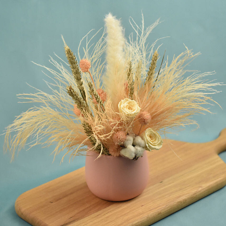 Burst of Sunlight Peachy Vase