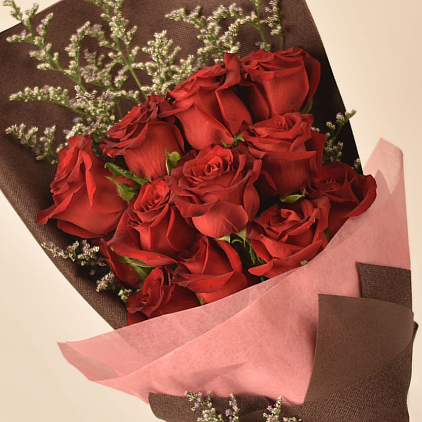 Love Red Roses Bouquet Delivery in Singapore - FNP SG