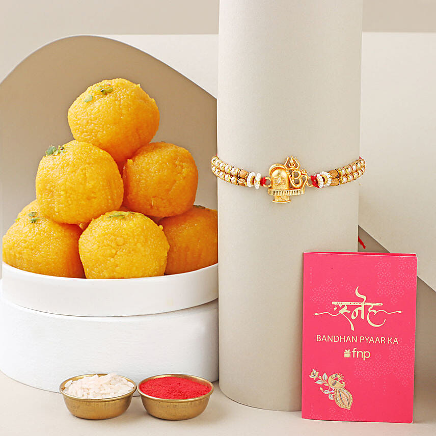 Sneh Shiv Rakhi with Motichoor Laddoo