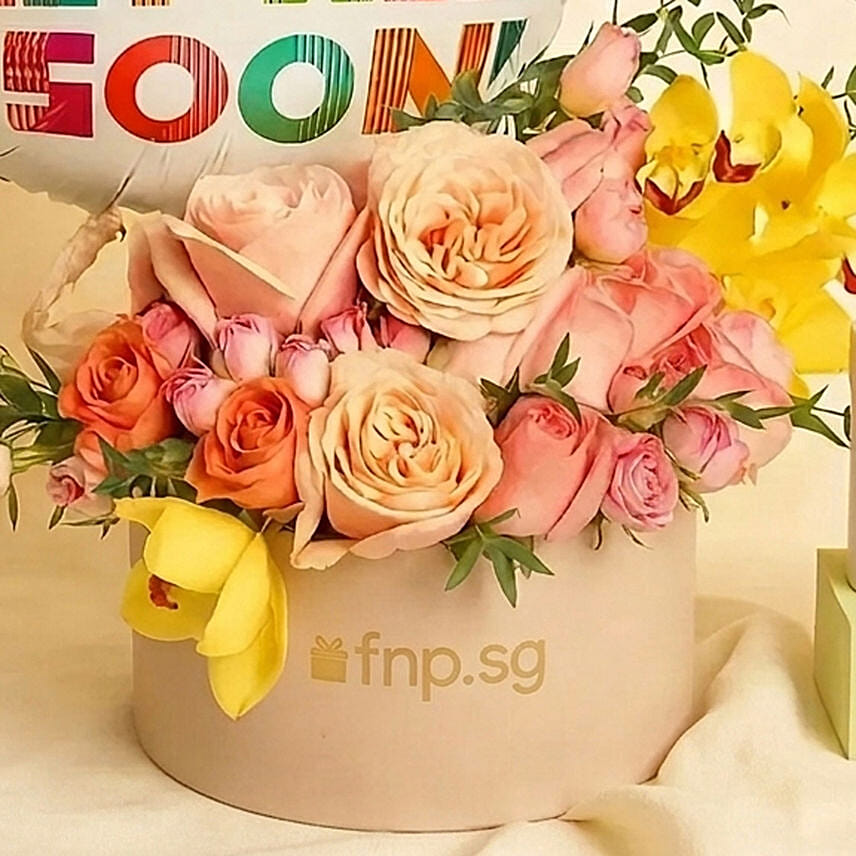Get Well Soon Flowers & Balloon Delivery in Singapore FNP SG