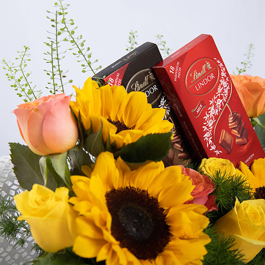 Sunflowers Glory and Chocolates Delivery in Singapore FNP SG
