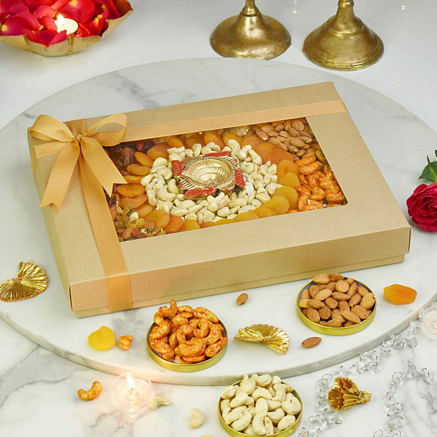 Diwali Celebration Dry Fruit Box Delivery in Singapore FNP SG