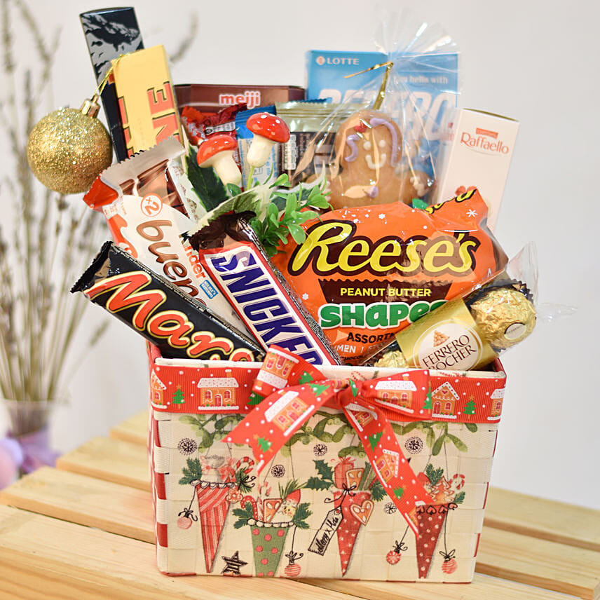 Christmas Chocolates Gift Hamper Delivery in Singapore FNP SG