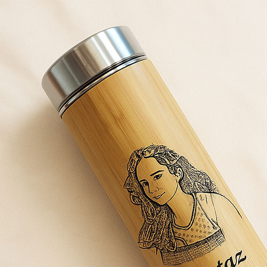Engraved Bamboo Tea Infuser Delivery in Singapore FNP SG