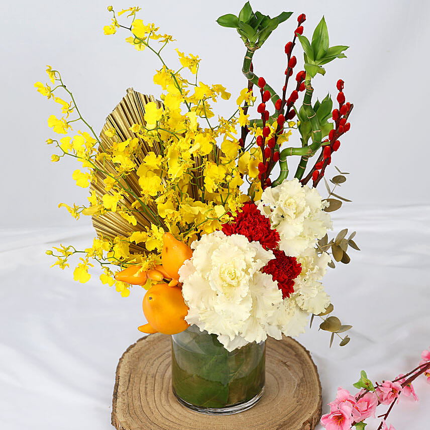 Wishes of Serenity New Year Flowers Delivery in Singapore FNP SG